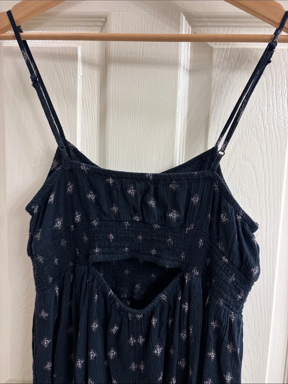 American Eagle Black Boho Maxi Dress